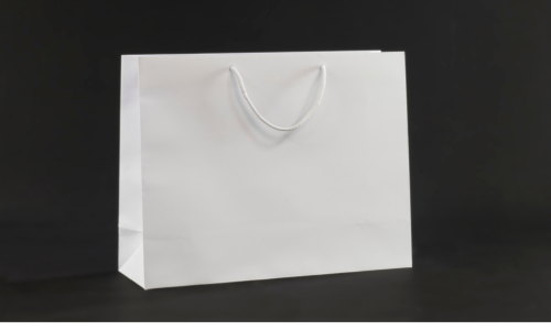 White Kraft Paper Luxury Gift Bags - 450x150x350mm